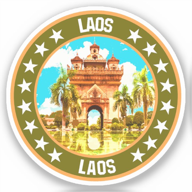 Adesivo Laos (Frente)