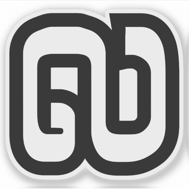 Adesivo Laos / Laos Número Nove / 9 / ໙ (Kao/Gao) Laos (Frente)