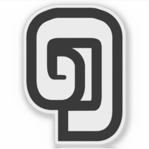 Adesivo Laos / Laos Número um / 1 / ໑ (Nung/Nueng)