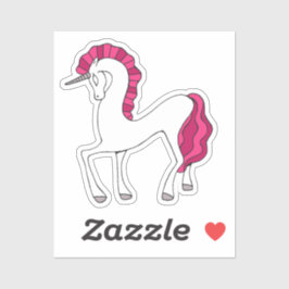 Adesivo Laptop branco e cor-de-rosa