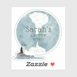 Adesivo Laptop de pinguim