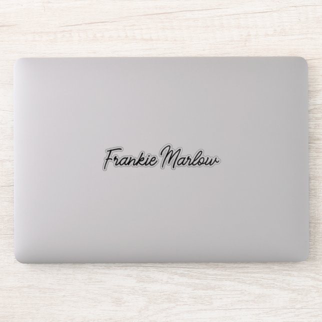 Adesivo Laptop de Script de Nome Personalizado do Na moda (Computador)