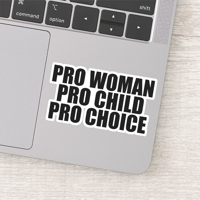 Adesivo Laptop Feminista Pro Child Pro Choice (Detalhe)