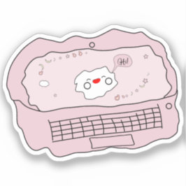 Adesivo Laptop Kawaii Vinyl Sticker