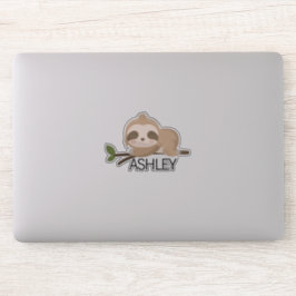 Adesivo Laptop Personalizado de Nome da Largura