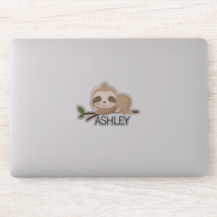 Adesivo Laptop Personalizado de Nome da Largura
