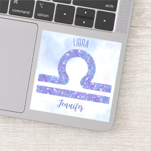 Adesivo Laptop Personalizado - Sinal de Astrologia Libra