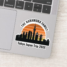 Laptop Sunset Custom Trip Souvenir do Japão em Tóq