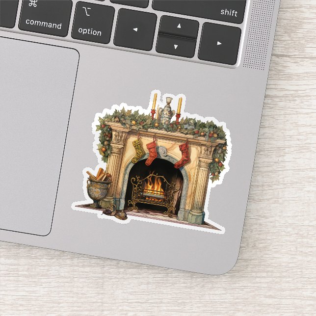 Adesivo Lareira Vitoriana Cozy (Detalhe)