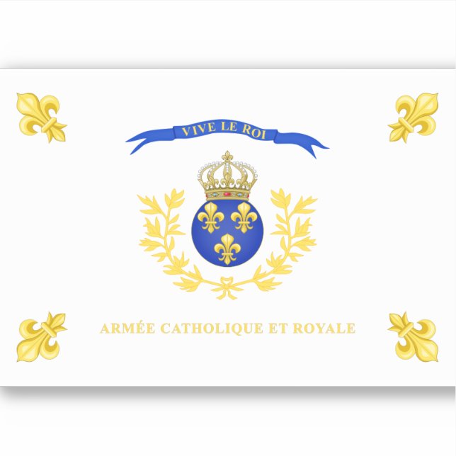 Adesivo l'Armée Catholique et Royale de Vendée (Frente)