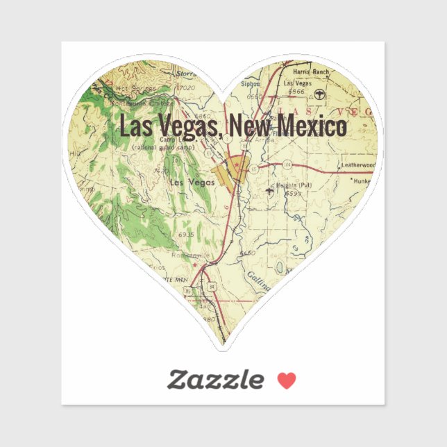 Adesivo Las Vegas NM Vintage Topo (Folha)