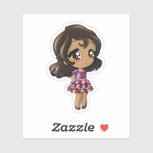 Adesivo Latina Girl (Folha)