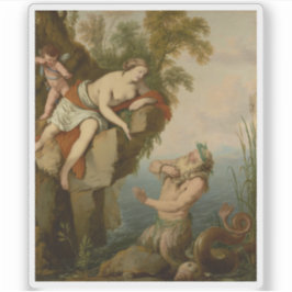 Adesivo Laurent de La Hyre - Glaucus e Scylla