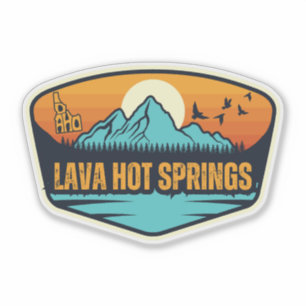Adesivo Lava Hot Springs, Idaho