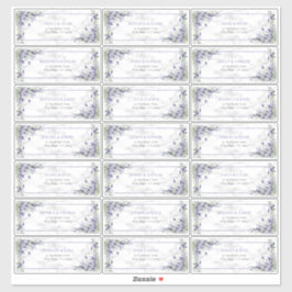 Adesivo Lavanda rustica Eucalyptus Greenery Endereço de Co