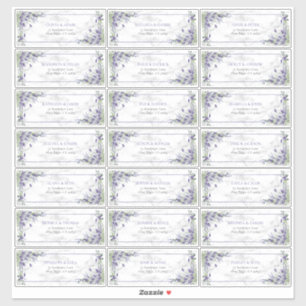 Adesivo Lavanda rustica Eucalyptus Greenery Endereço de Co