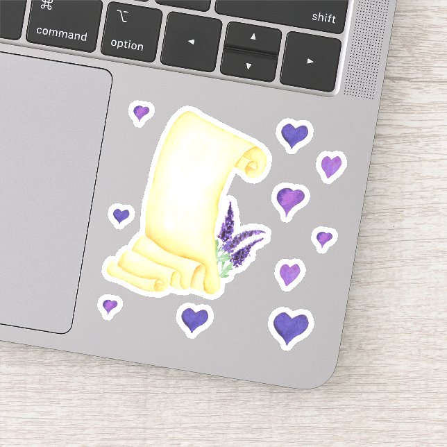 Adesivo Lave delicada Mínima da Proveniência de Aquarela C (Detalhe)