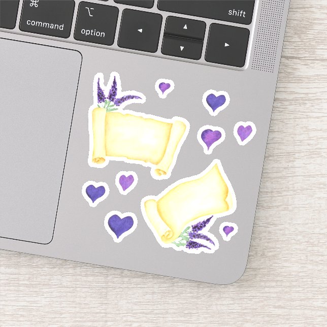 Adesivo Lave delicada Mínima da Proveniência de Aquarela C (Detalhe)