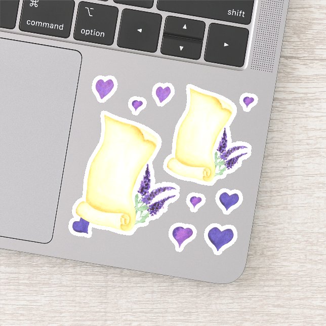 Adesivo Lave delicada Mínima da Proveniência de Aquarela C (Detalhe)