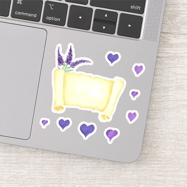 Adesivo Lave delicada Mínima da Proveniência de Aquarela C (Detalhe)