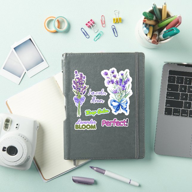 Adesivo Lavender Custom-Cut Vinyl Sticker (Capa para iPad)