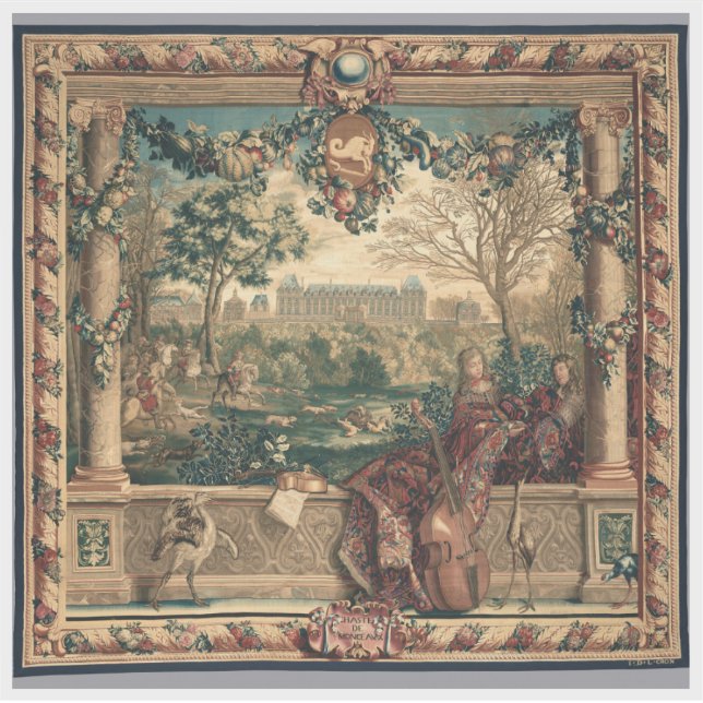 Adesivo Le Brun - Château de Monceaux Mês de dezembro (Frente)