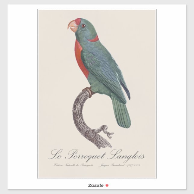 Adesivo Le Perroquet Langlois (Folha)