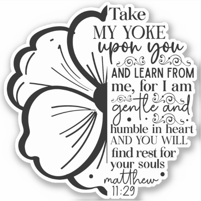 Adesivo Learn from Me Christian Faith  (Frente)