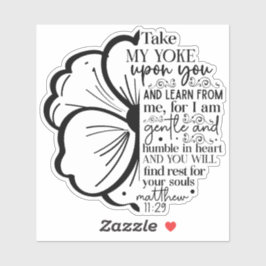 Adesivo Learn from Me Christian Faith 