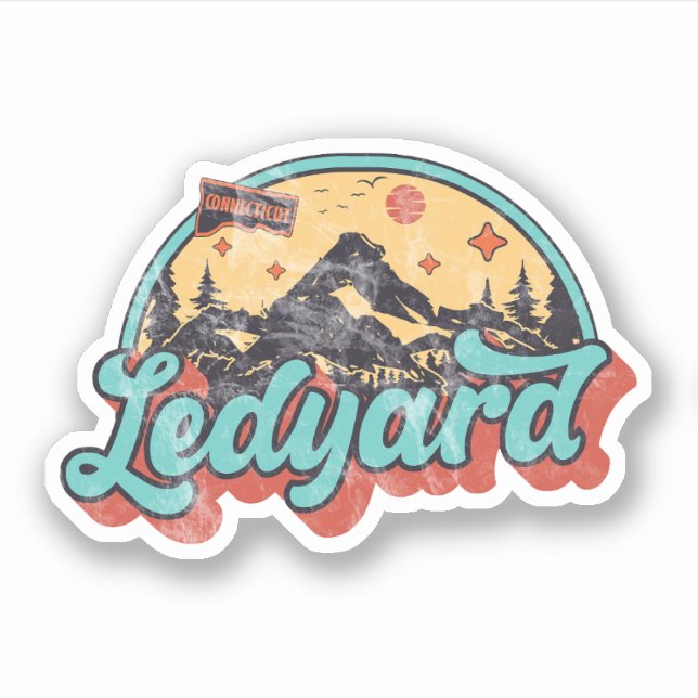 Adesivo Ledyard, Connecticut (Frente)
