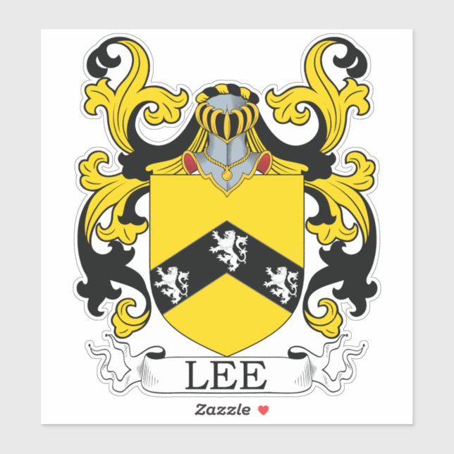 Adesivo Lee Family Crest (Folha)