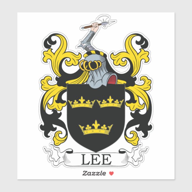 Adesivo Lee Family Crest (Folha)