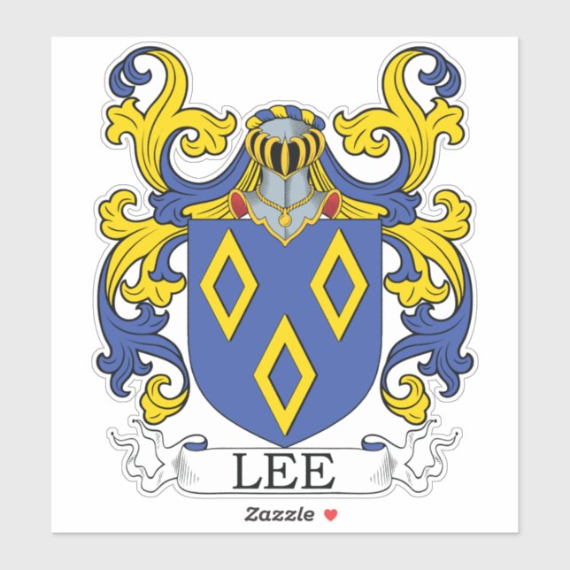Adesivo Lee Family Crest (Folha)