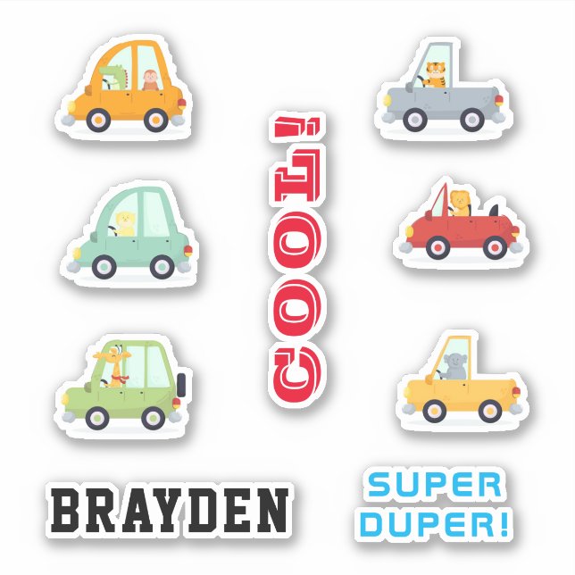 Adesivo Legal animal em carros e caminhões (Frente)