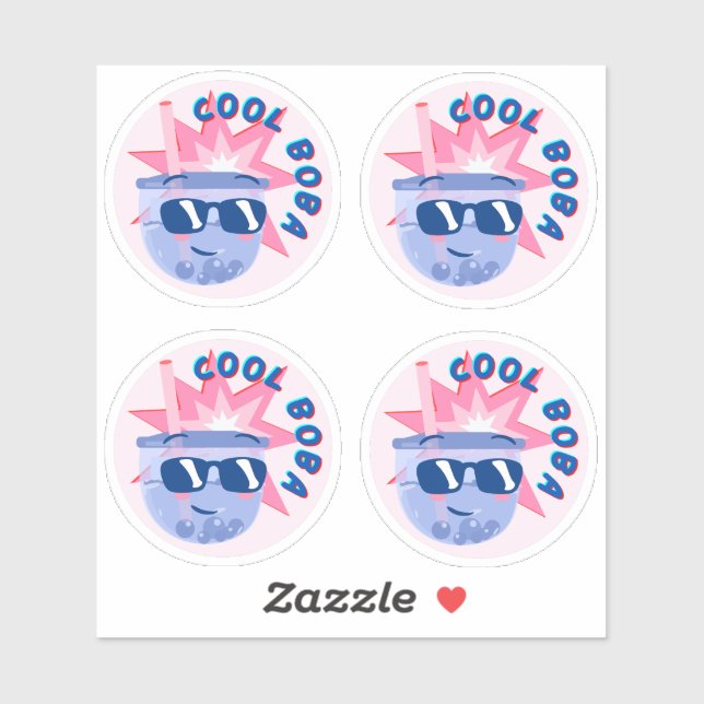 Adesivo Legal Boba- Pack de 4 (Folha)