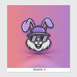 Adesivo Legal Bunny Sticker: Trendy & Fun Design!