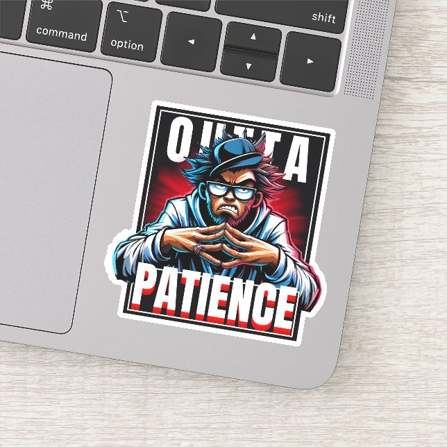 Adesivo Legal paciência (Detalhe)