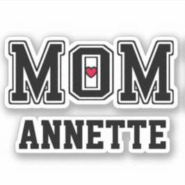 Adesivo Legal Palavra Da Mãe Com Nome Personalizado De Esp