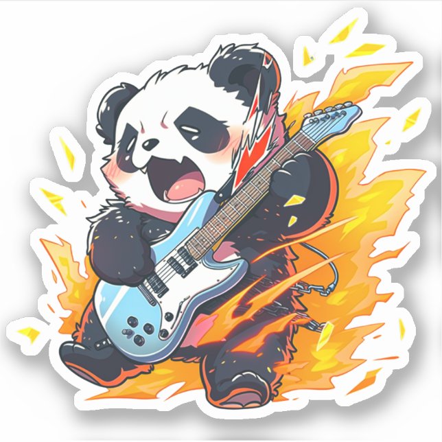 Adesivo Legal Panda Rockstar (Frente)