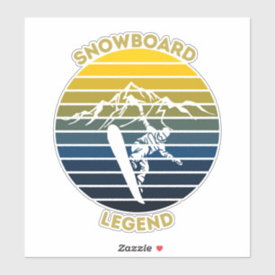 Adesivo Legenda do Snowboard