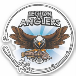 Adesivo Legião De Anglers Blue Vinyl Decal