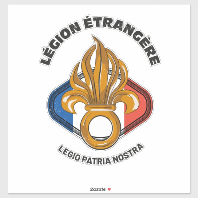 Adesivo Legion Etrangere Military Foreign Legion (Folha)
