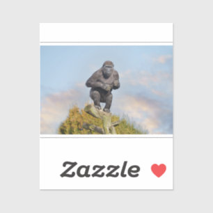 Adesivo Lei de Equilíbrio de Árvores de Gorila