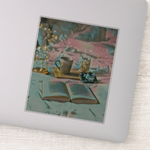 Adesivo Leia Livros, Beba Café