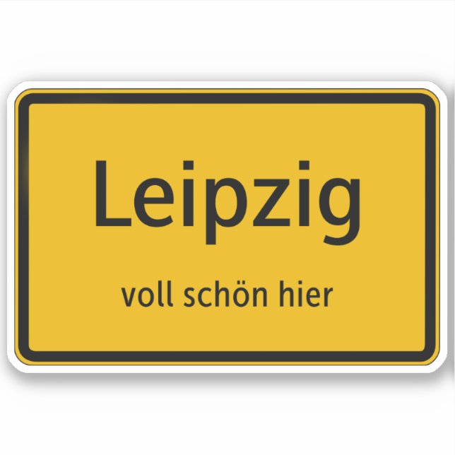 Adesivo Leipzig Aufkleber Sticker Autoaufkleber (Frente)