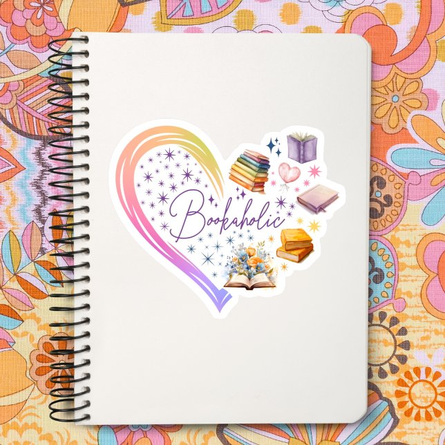 Adesivo Leitor Bookaholic, Citação de Citação (Criador carregado)