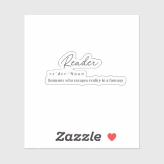 Adesivo Leitor W/ Definition Sticker