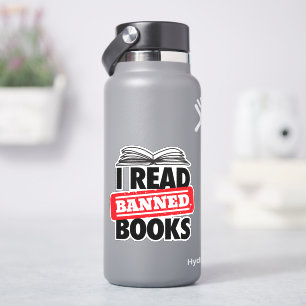 Adesivo Leitura de livros proibidos vinil Stickers