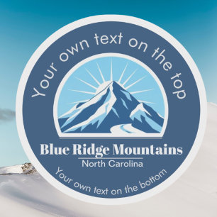 Adesivo Lembrança da estação de esqui Blue Ridge Mountains