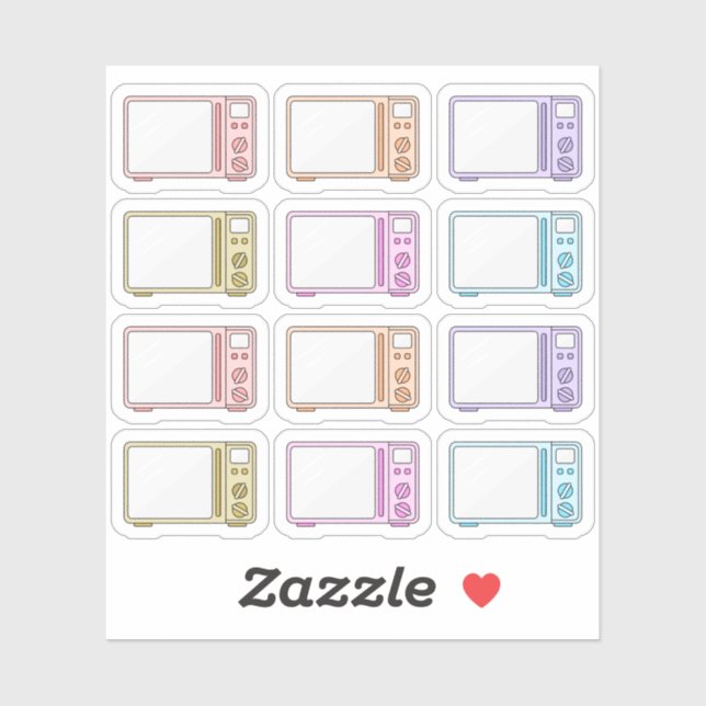 Adesivo Lembrete de Limpeza de Minérios de Cozinha de Micr (Folha)